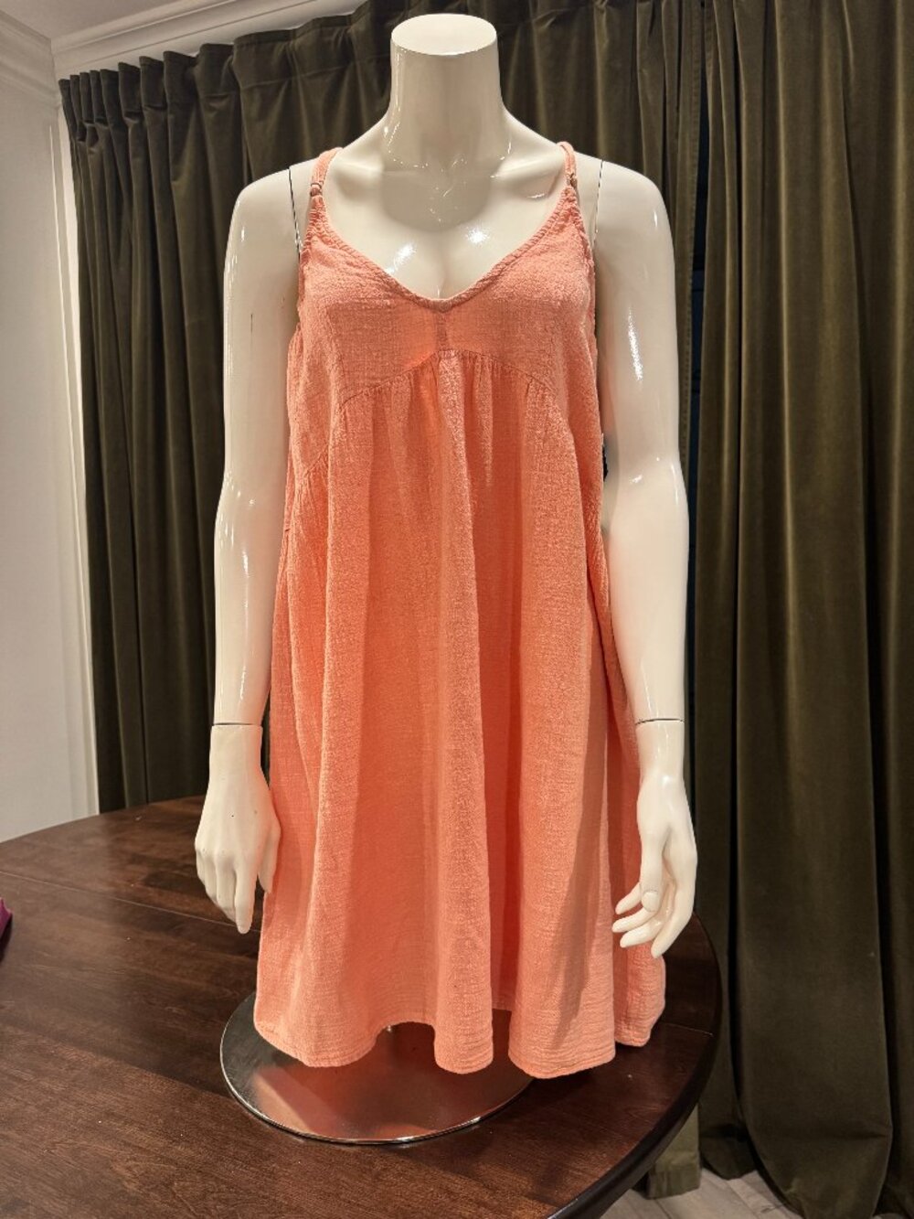 RIP CURL - Dress or Cover Up - Light Coral - Size L